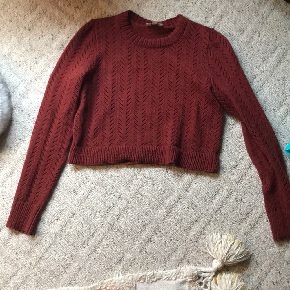 Loft rust colored sweater - light weight
